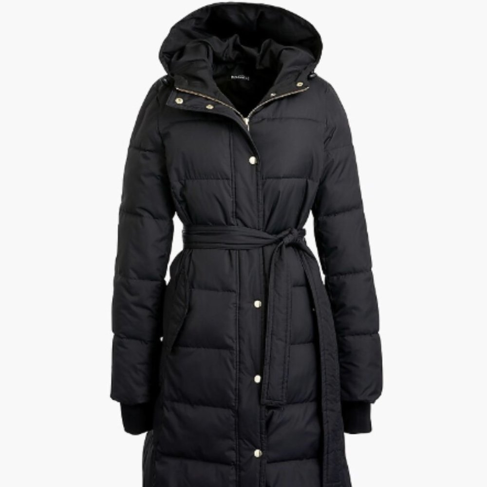 J. Crew Long Puffer Jacket